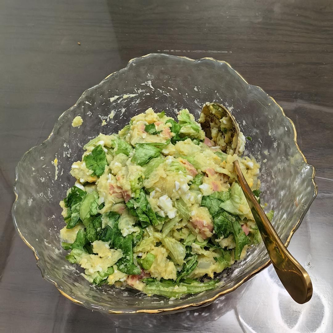 🔥爆好吃的鸡蛋土豆泥沙拉