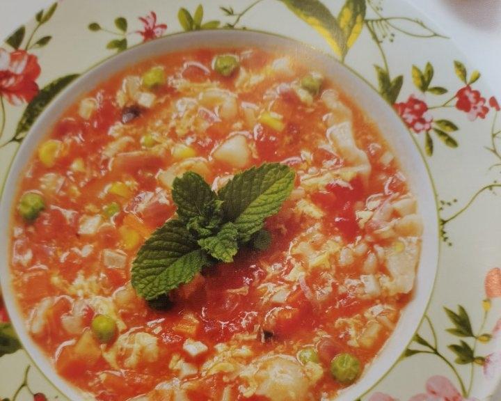 番茄鸡蛋面疙瘩糊