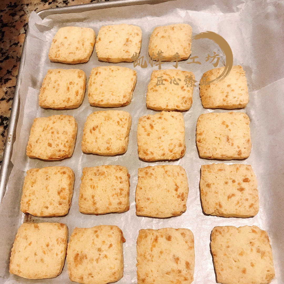 免打发‼️咸香酥脆一次成功芝士饼干