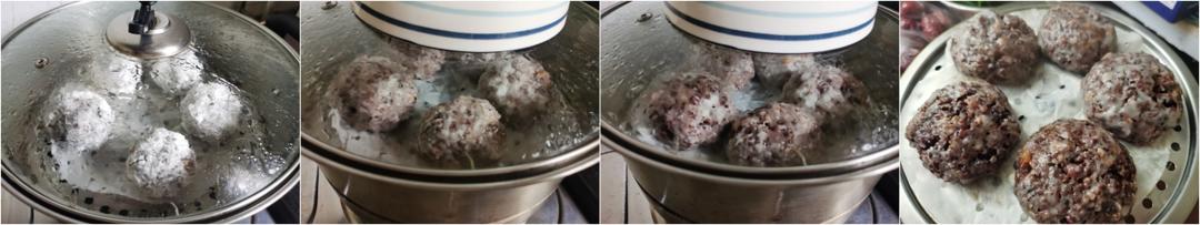 低脂饱腹的无糖杂粮粘豆包