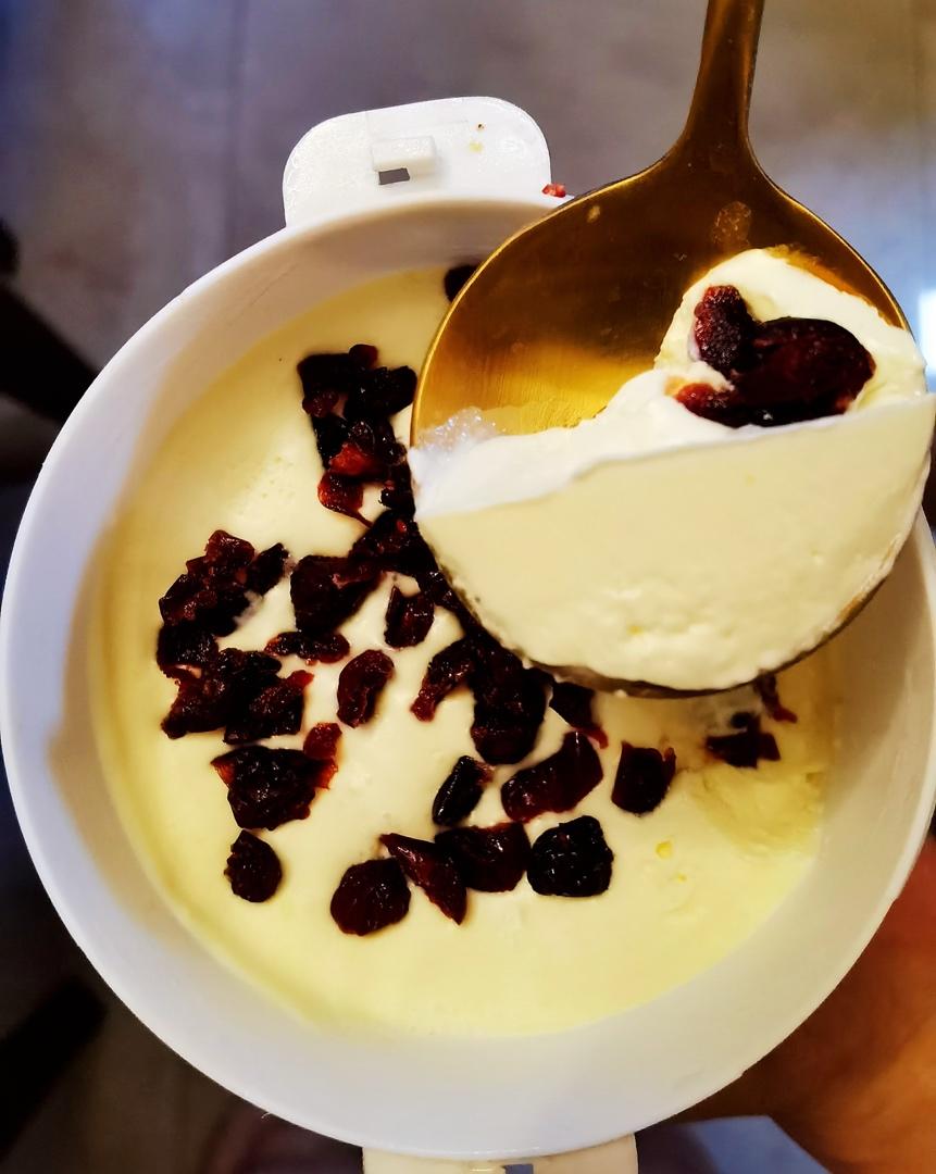 菜菜不会做饭呀做的淡奶油冰淇淋