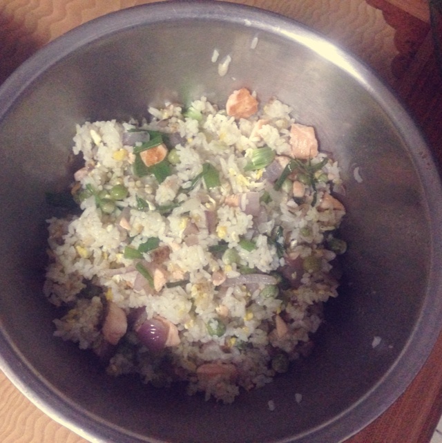 三文鱼炒饭