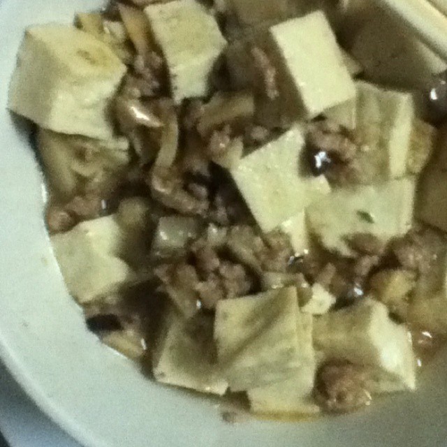 肉末香菇豆腐