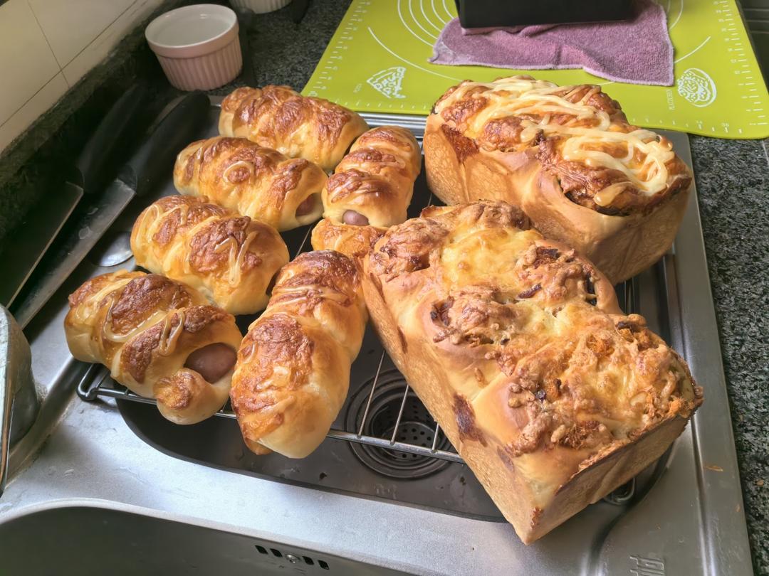 纯奶手撕吐司的做法 步骤1