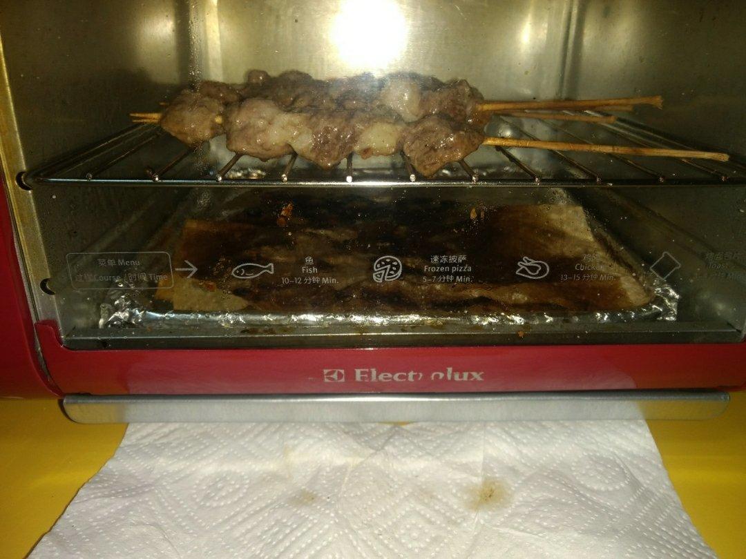 烤箱版羊肉串(绝对不亚于碳烤的烤串)