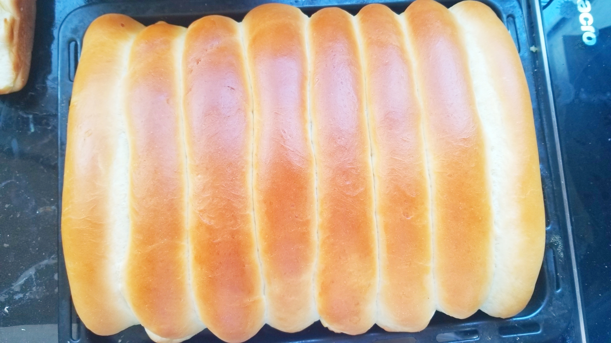 【💝万用面包配方】1.豆沙排包
2.奶油奶香排包
3.肉松包
4.甜甜圈
5.香肠包的做法 步骤9