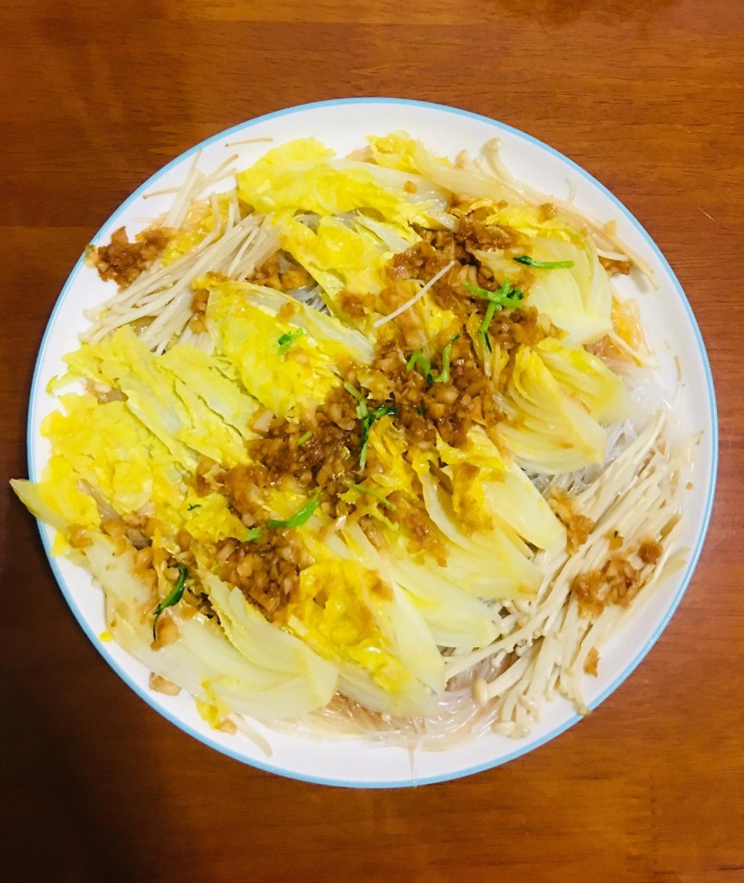 蒜蓉粉丝蒸娃娃菜