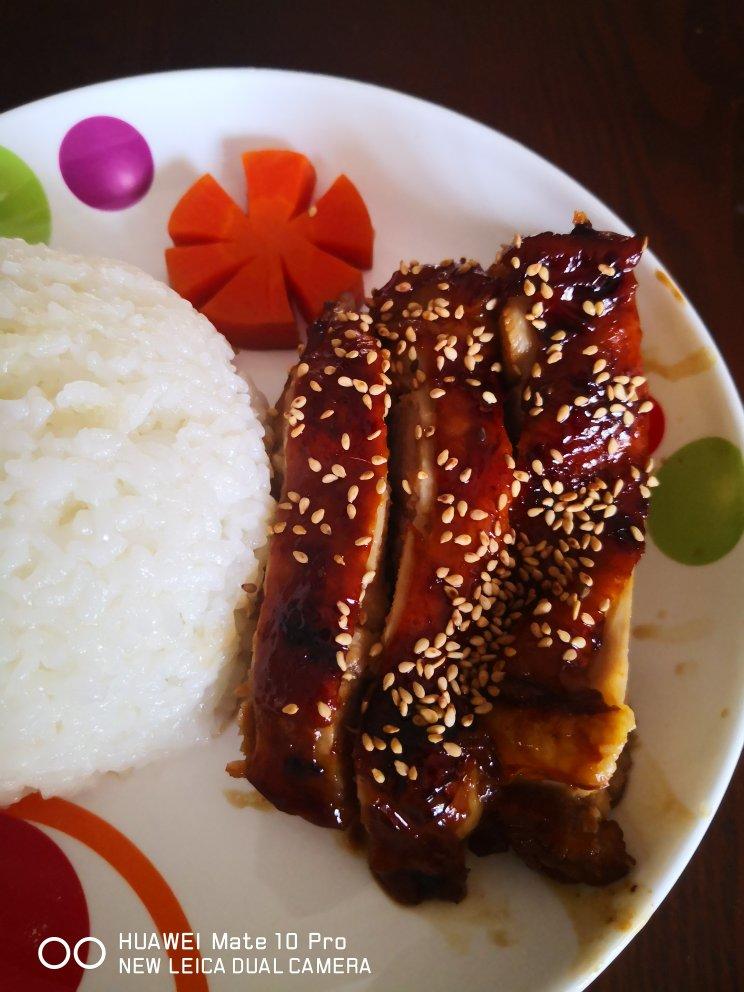 照烧鸡腿饭