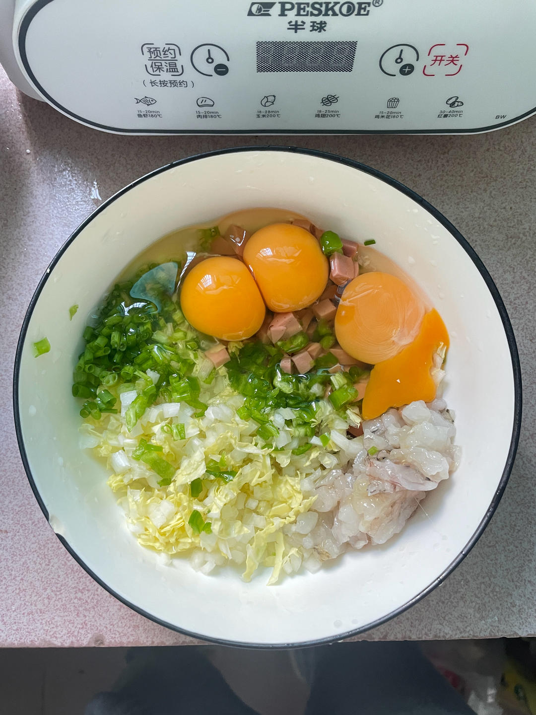 假如你有一个空气炸锅❗️鸡蛋饼一定要试试🥰