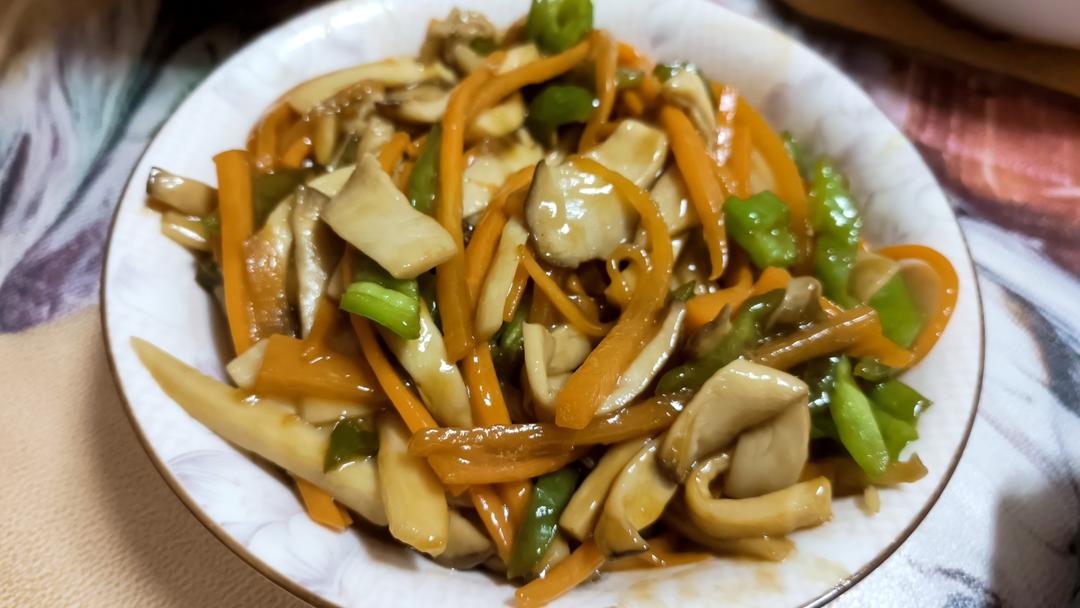 小炒杏鲍菇