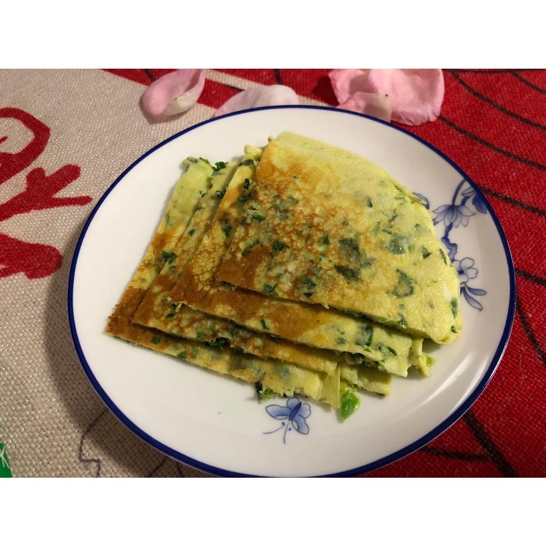 葱花鸡蛋饼