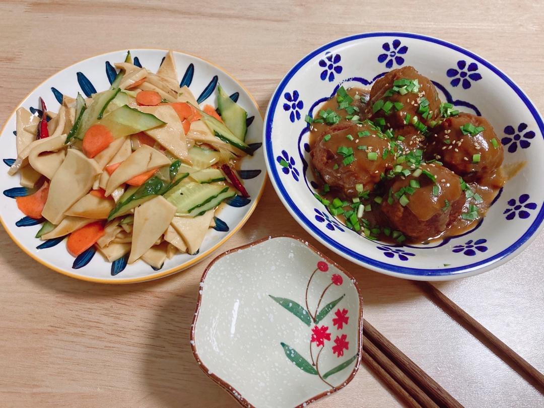 红烧香菇酿肉（创新狮子头）