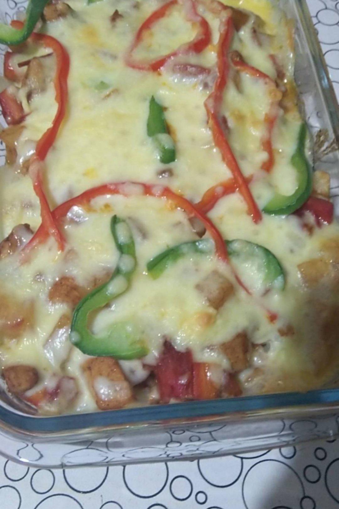 番茄鸡肉浓情焗饭【两人份】