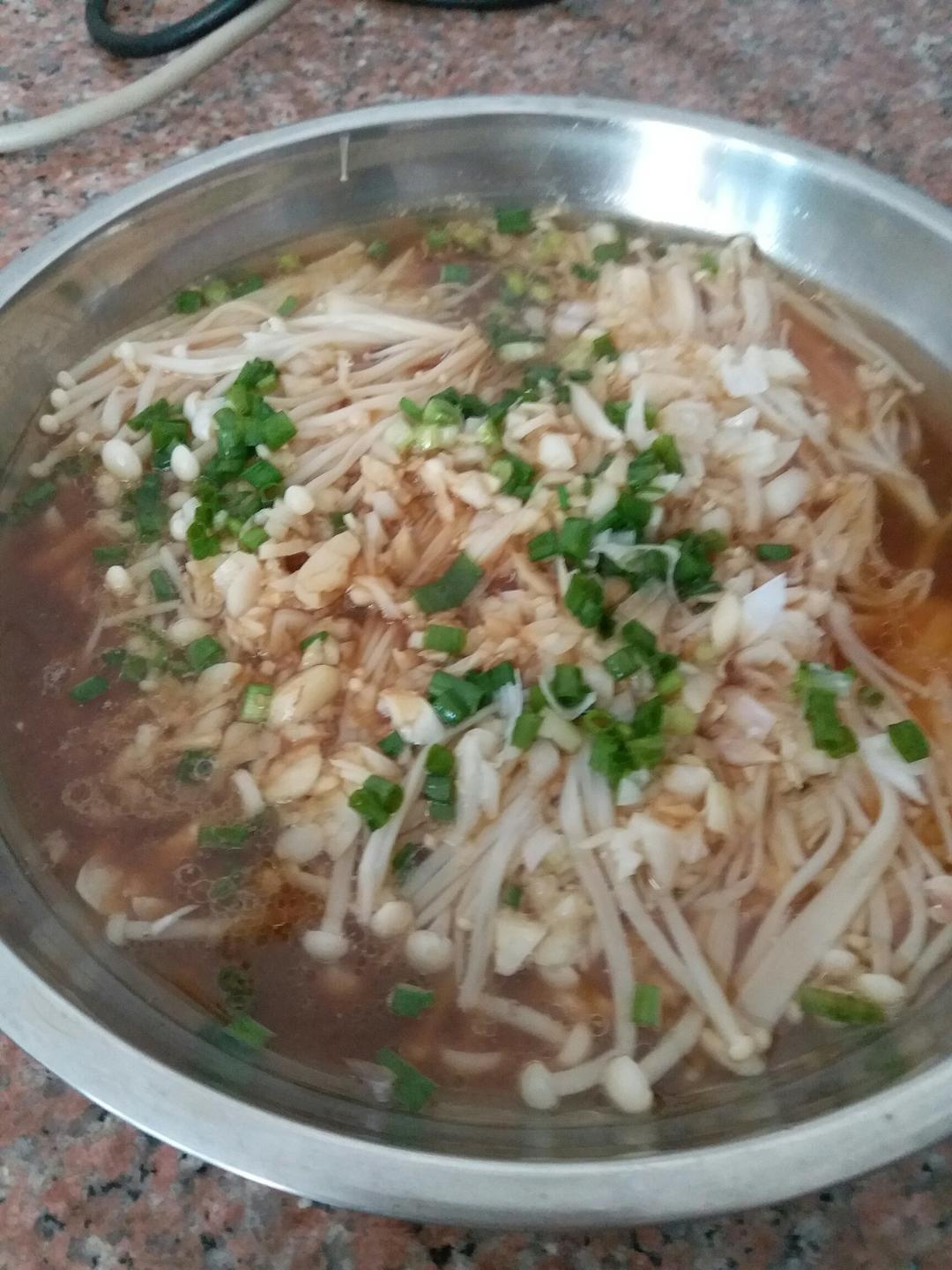 蒜蓉蒸金针菇
