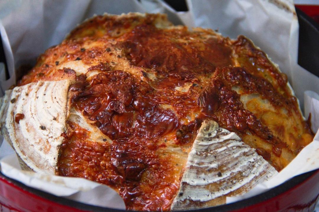 黑胡椒切达奶酪面包