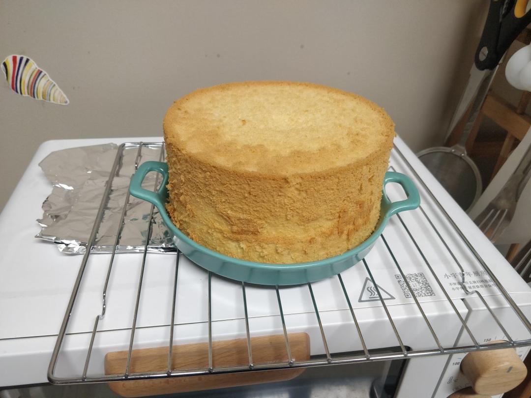 超柔软6寸戚风蛋糕(附8寸配方)零失败 超详细‼️含操作视频