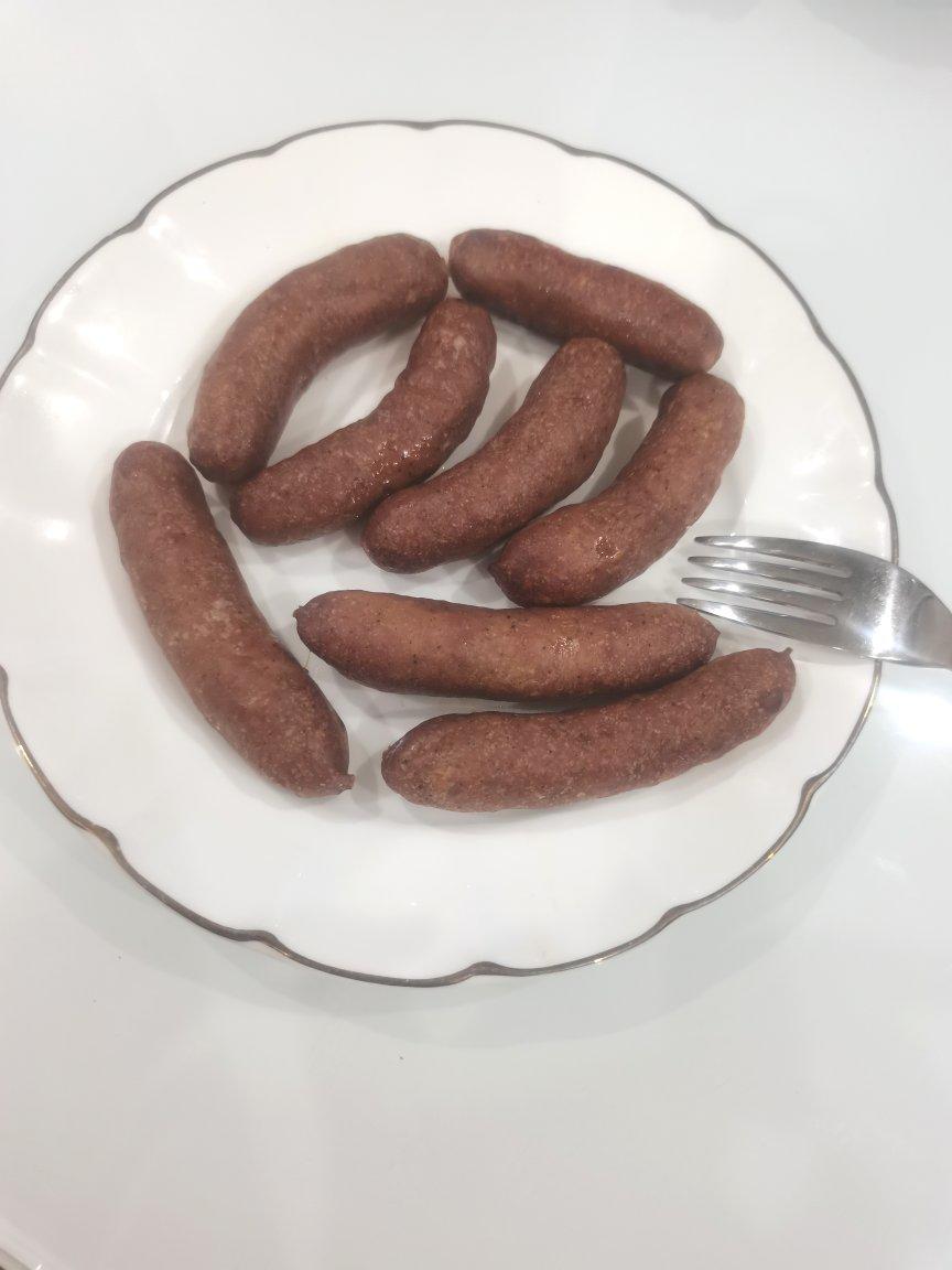 🐂自制黑椒脆皮肠（牛肉肠）by pink-rabbit