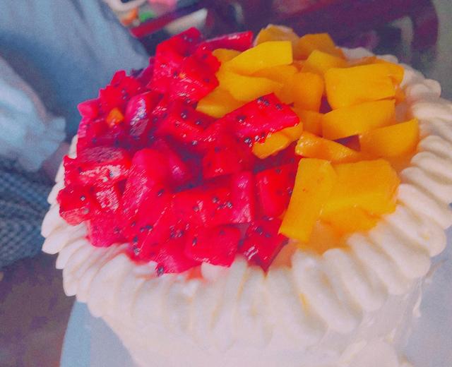 6寸水果蛋糕的做法