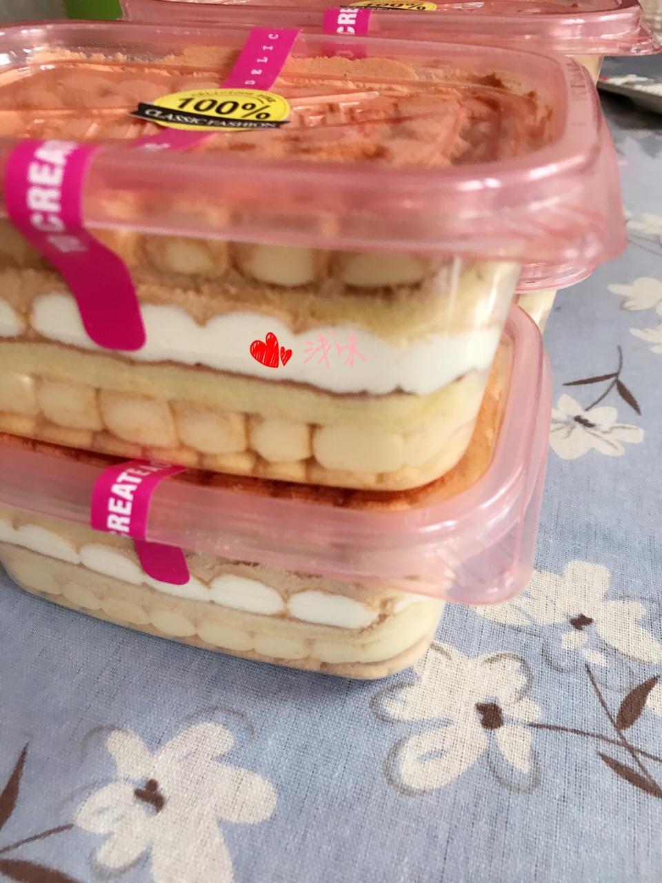 日式豆乳盒子蛋糕