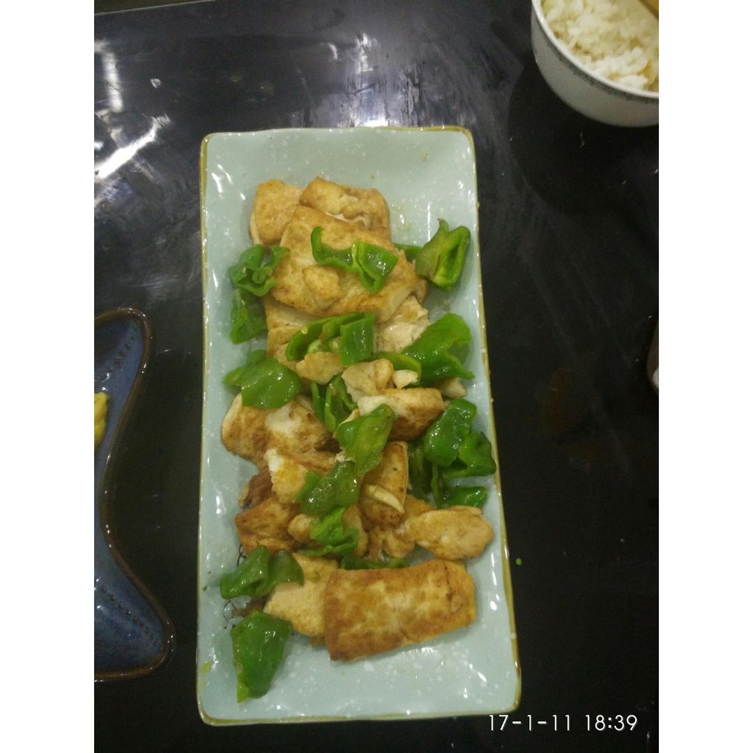 蚝油煎豆腐