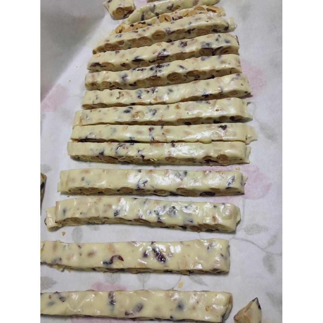 蔓越莓花生牛轧糖-棉花糖版