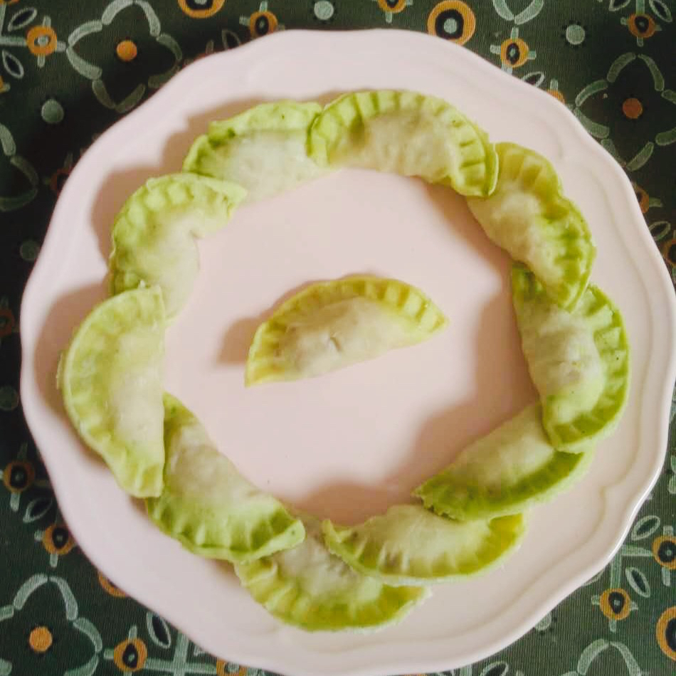 翡翠白玉饺子