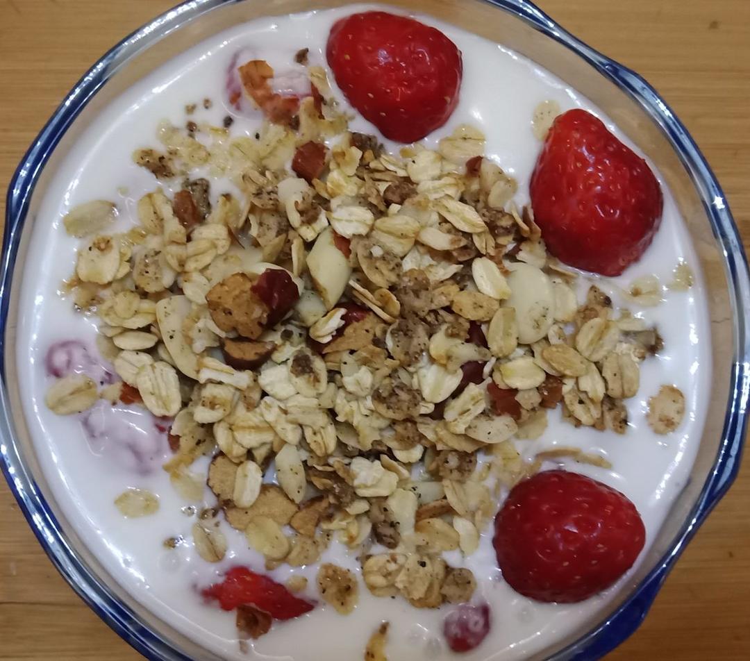 酥脆坚果燕麦片