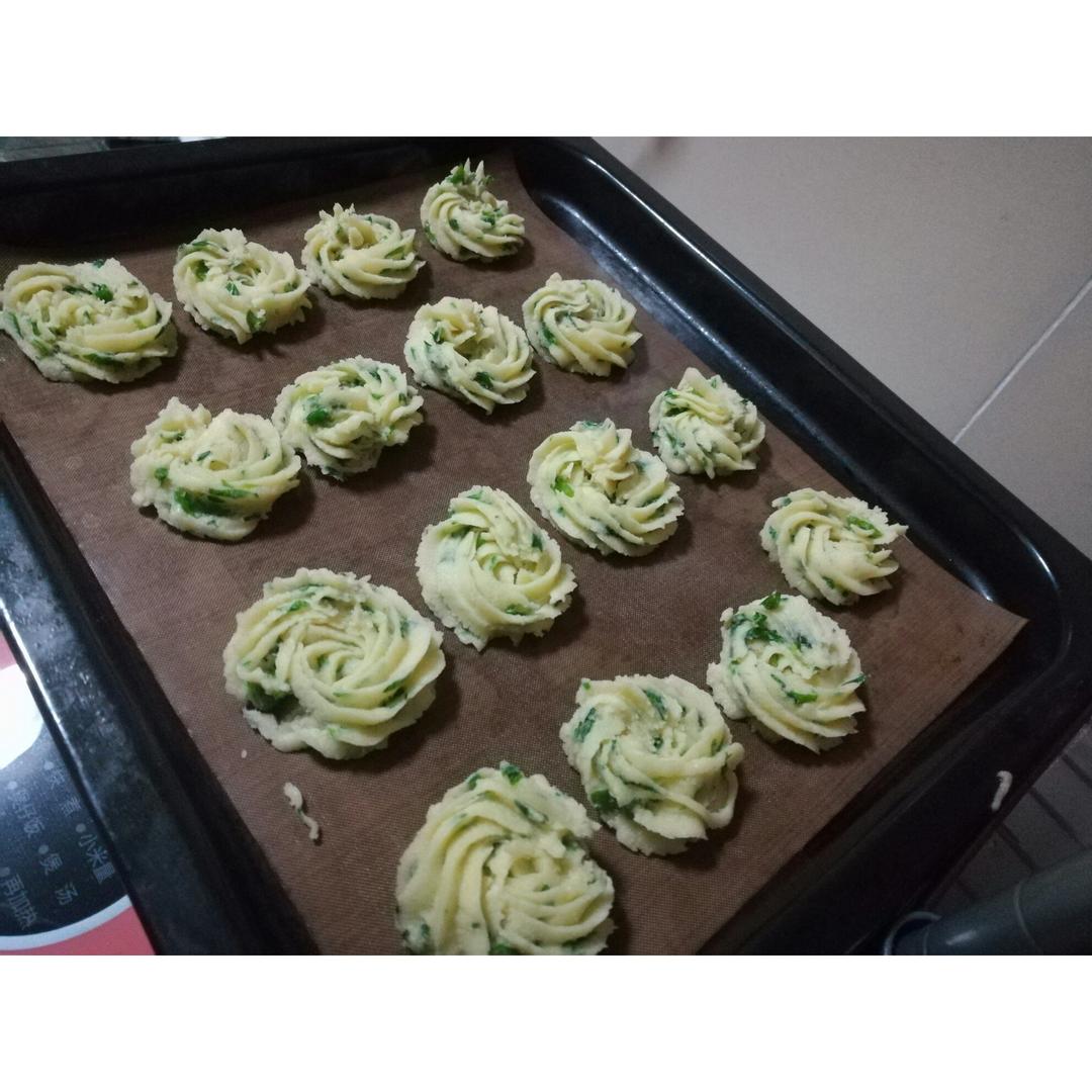 葱香曲奇——酥脆的咸味饼干
