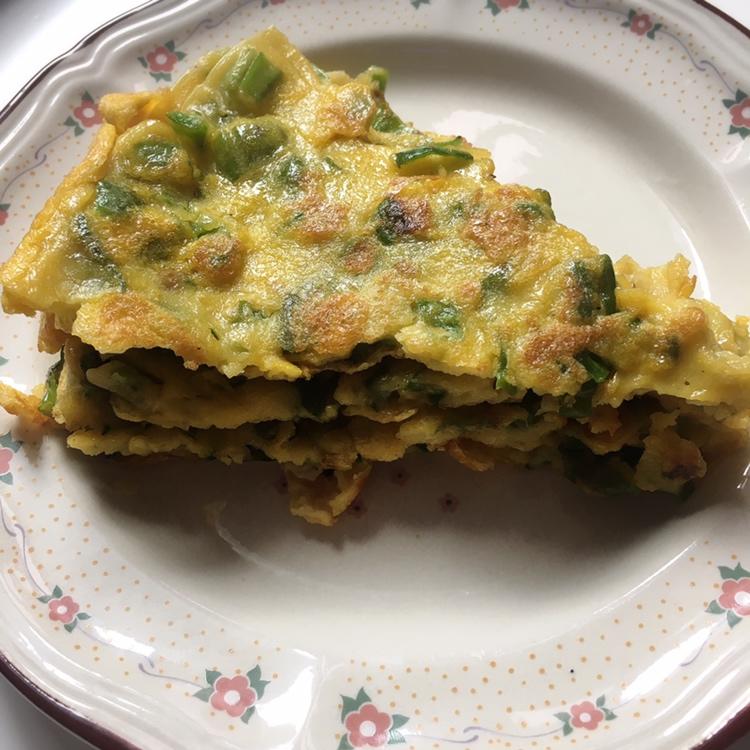 青椒鸡蛋饼