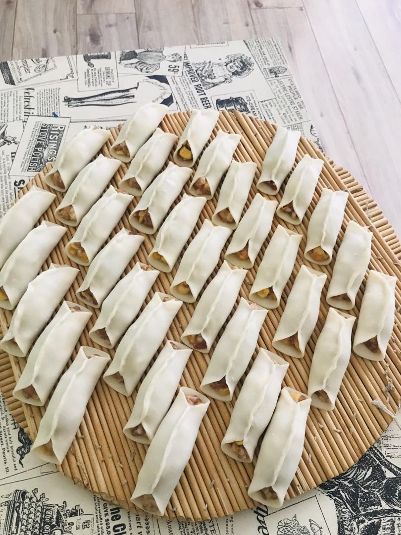 三鲜锅贴