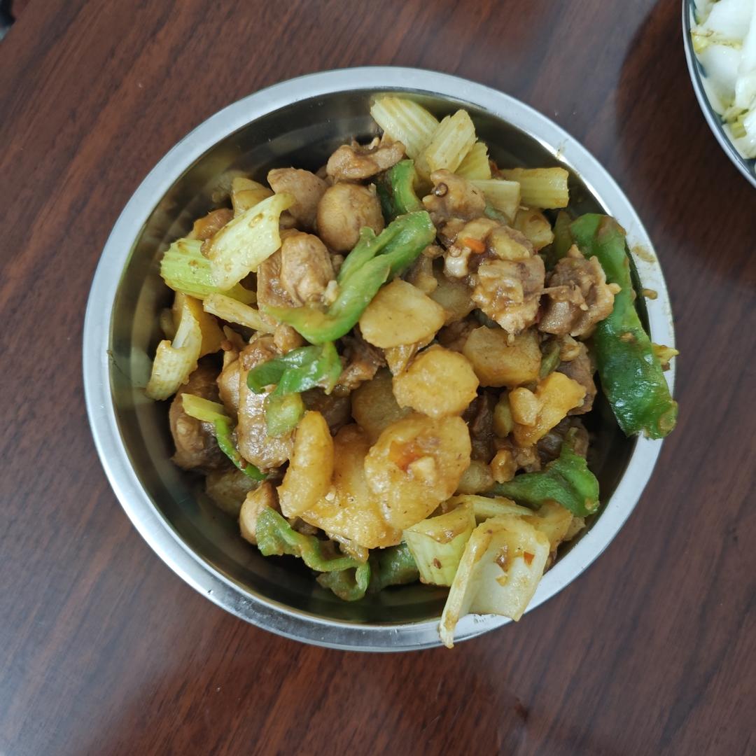家常土豆烧鸡块！20分钟搞定的快手下饭菜！