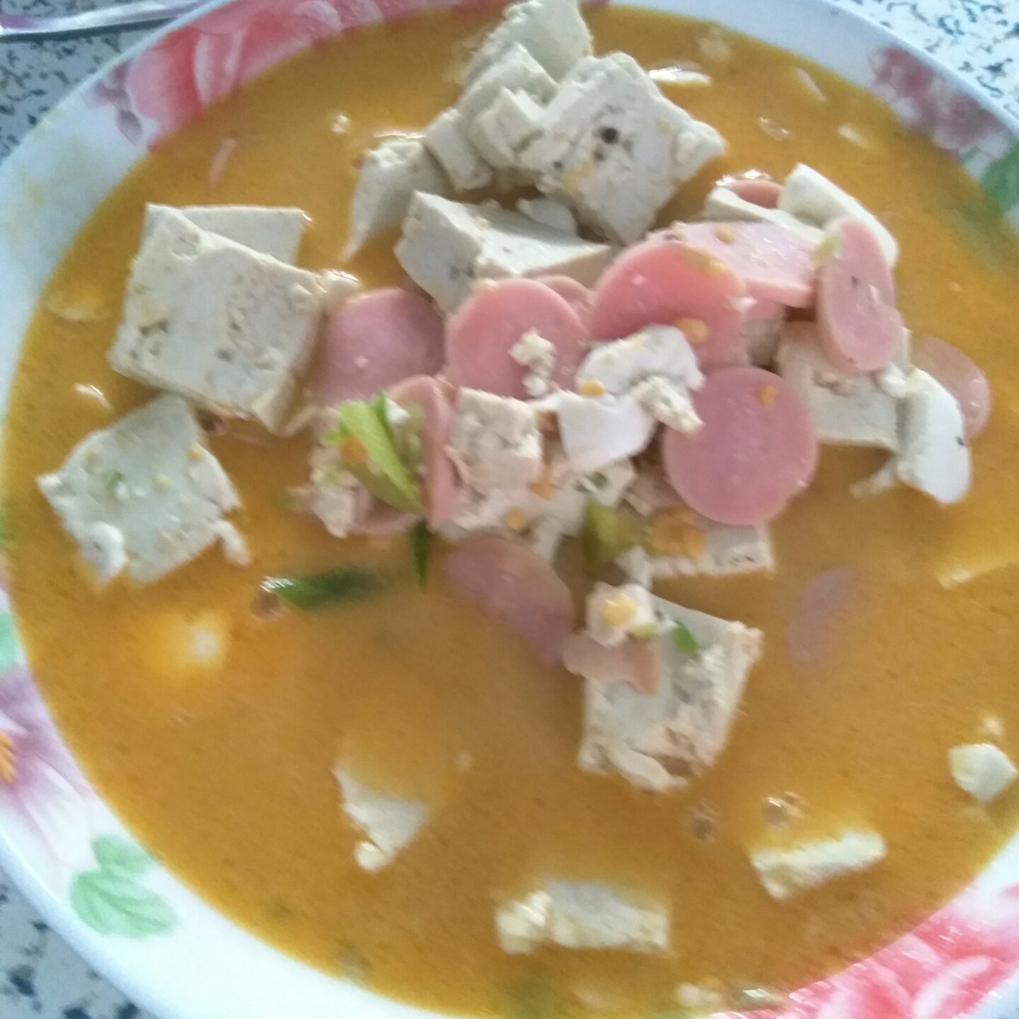 咸蛋烧豆腐～～孩子爱吃的下饭菜！