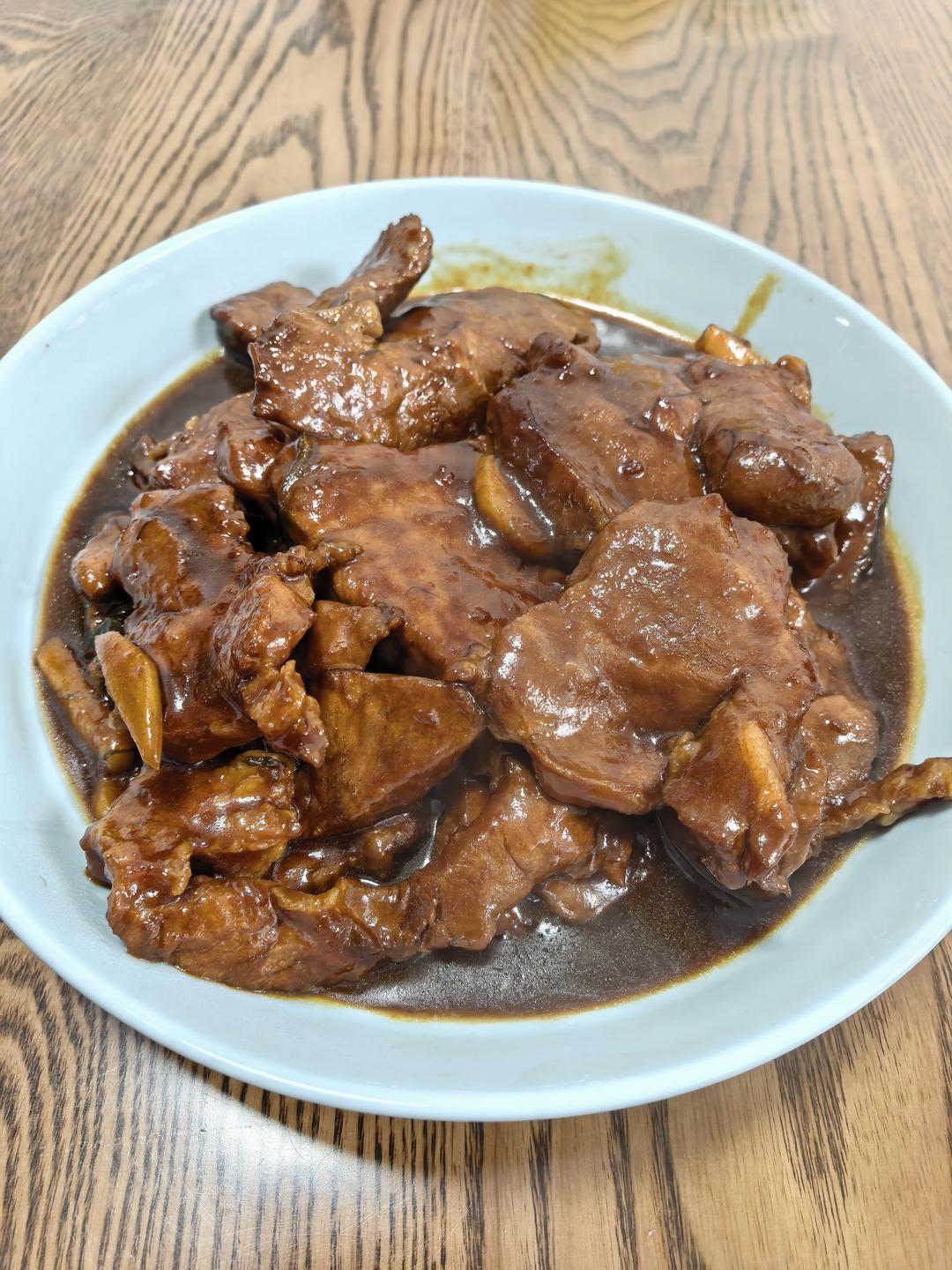 红烧梅肉排