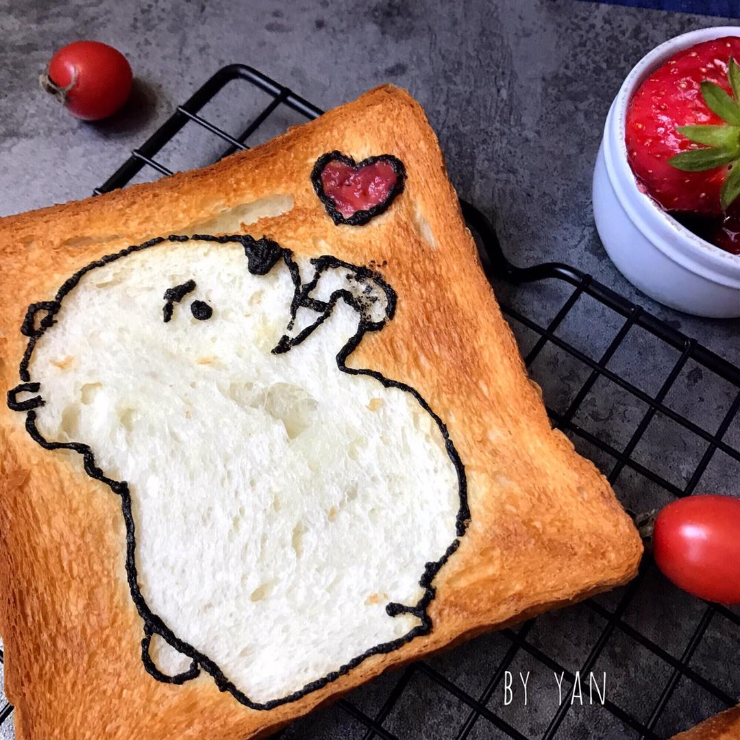 纯奶手撕吐司的做法 步骤1