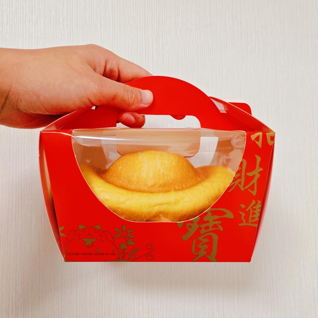 可以吃的元宝，双倍南瓜元宝吐司