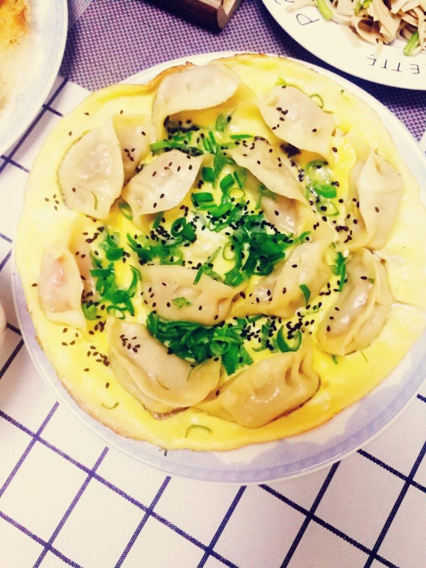 懒人快手抱蛋煎饺