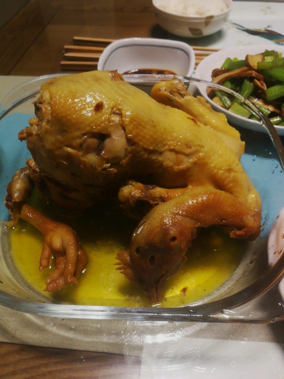 电饭煲版盐焗鸡