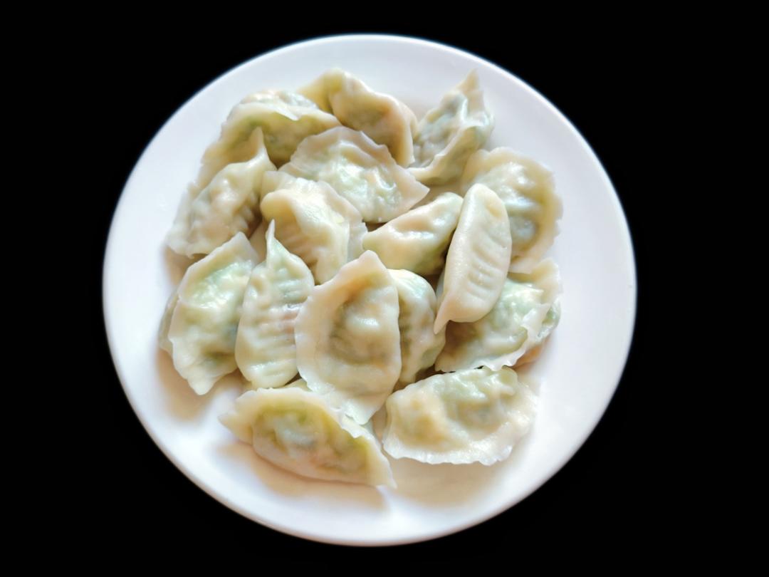 黄瓜虾仁鸡蛋饺子