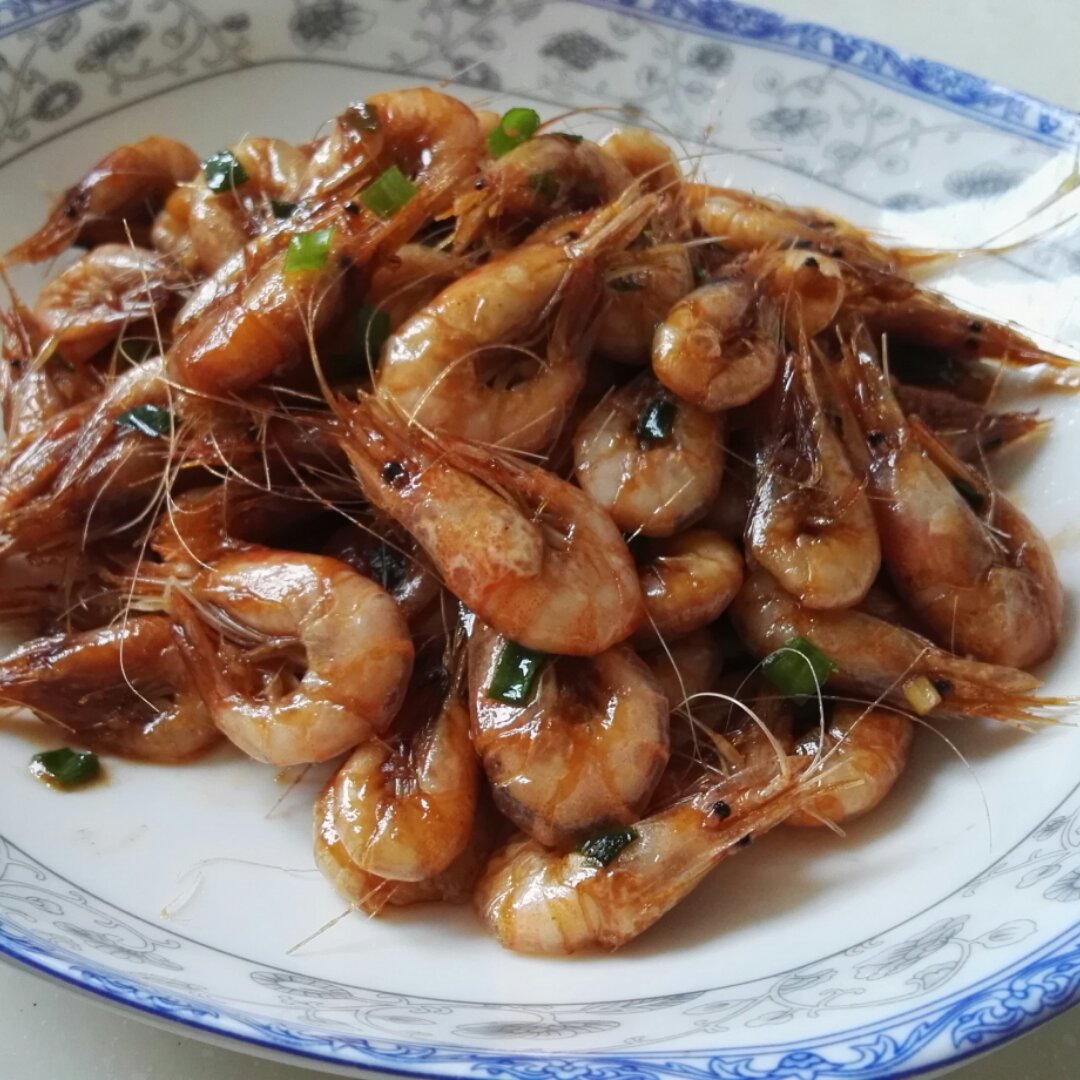 brendagu做的油爆白米虾