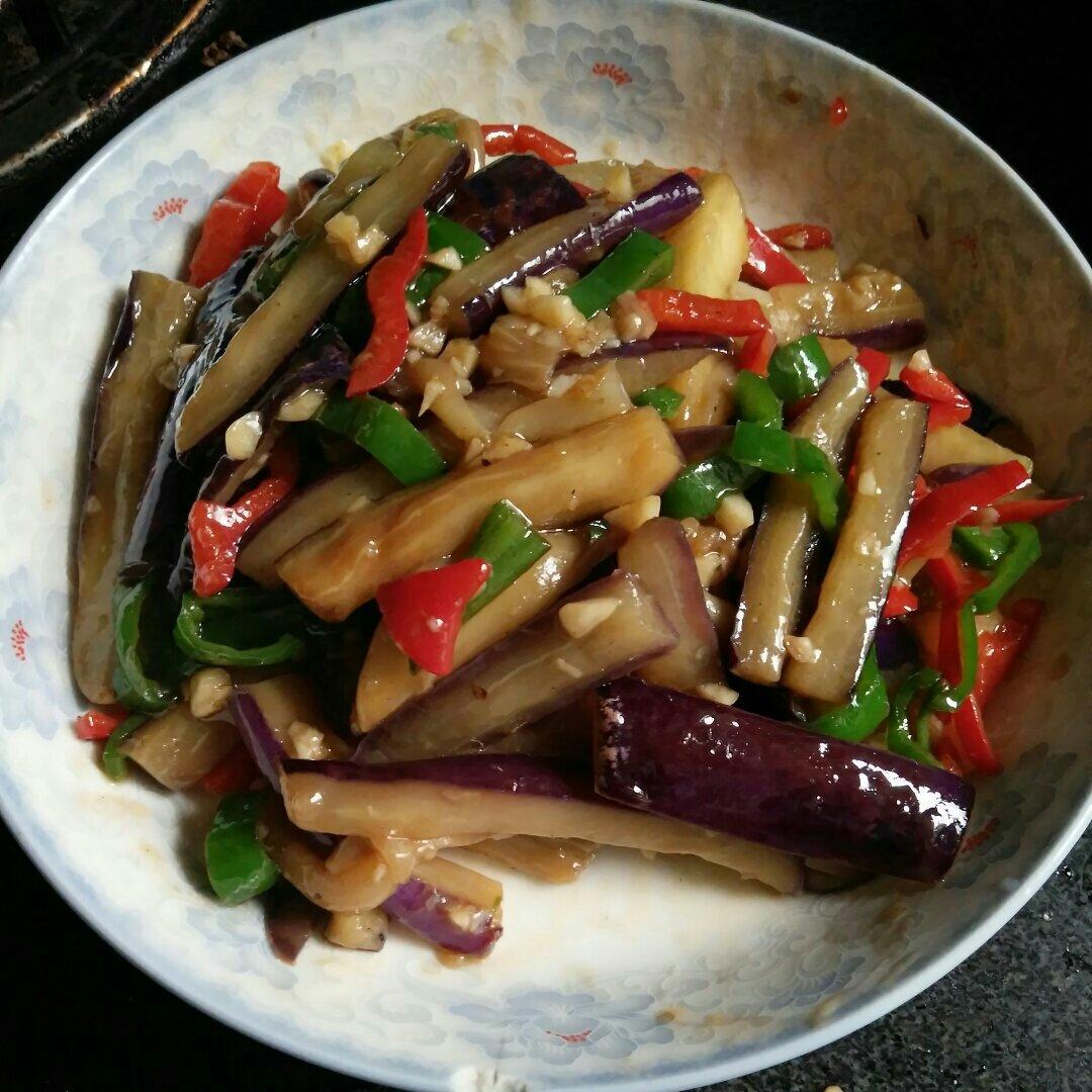 清炒茄子（少油版+视频）