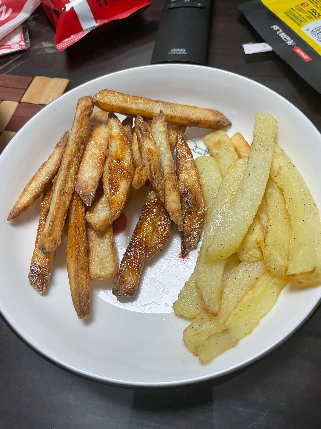 0失败！超简单！很省油！空气炸锅版薯条，现做现吃哦