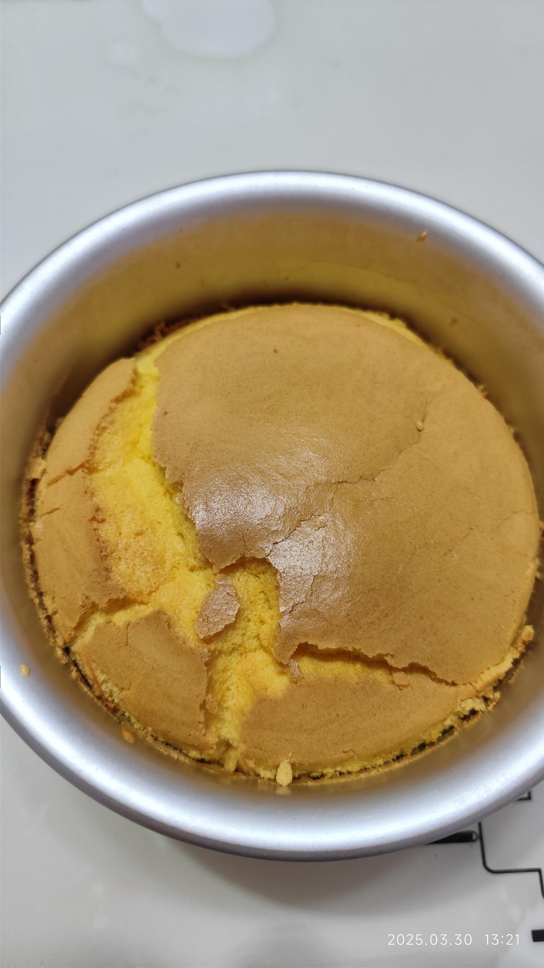 零失败6寸戚风蛋糕（十分钟制作，合适新手宝宝）