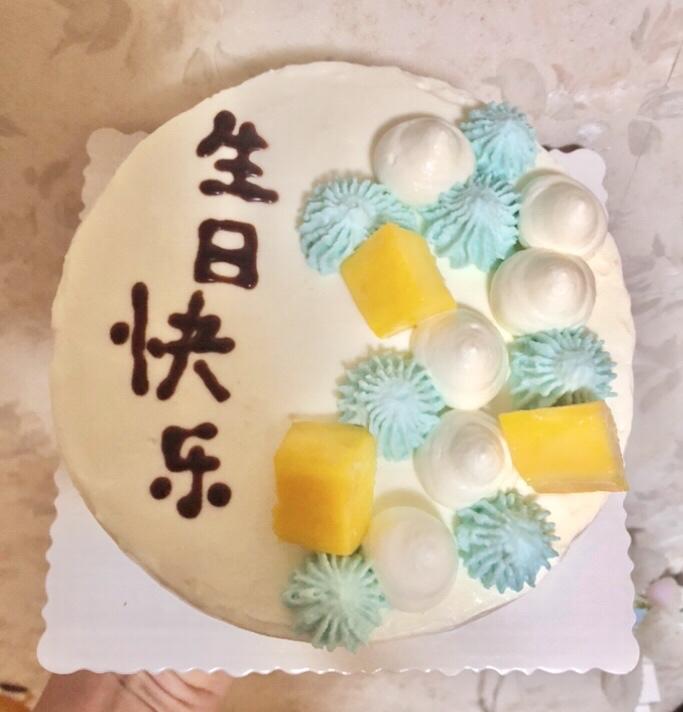 八寸戚风蛋糕（生日蛋糕坯）附六寸配单
