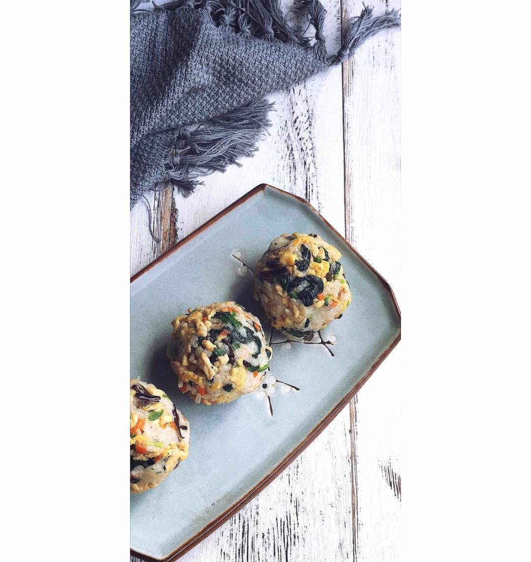 鸡肉蔬菜饭团OR拌饭（2.0版）—避免蔬菜焦虑| 健康·三餐