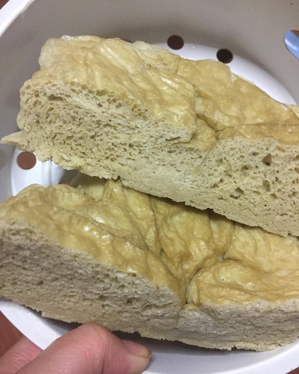 泓羽妈妈做的面筋粉自制面筋烤夫