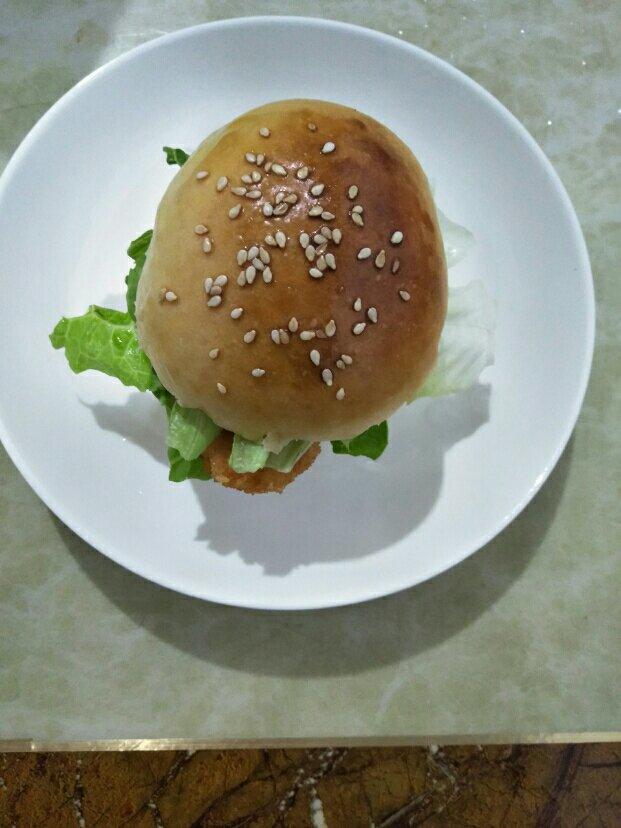 自制营养肉饼汉堡包