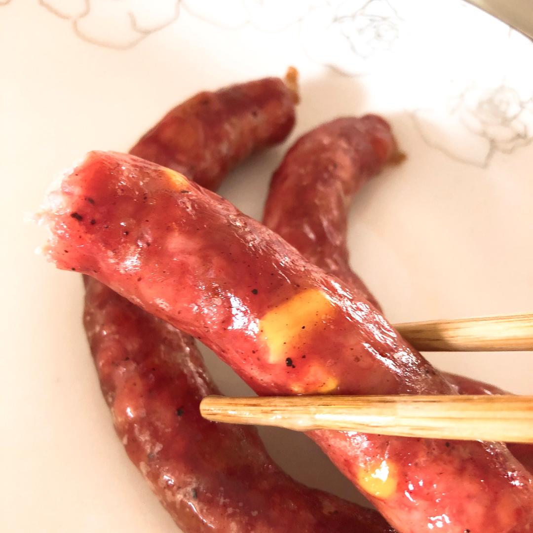 Q弹多汁的自制台式脆皮肠——绝对秒杀市售