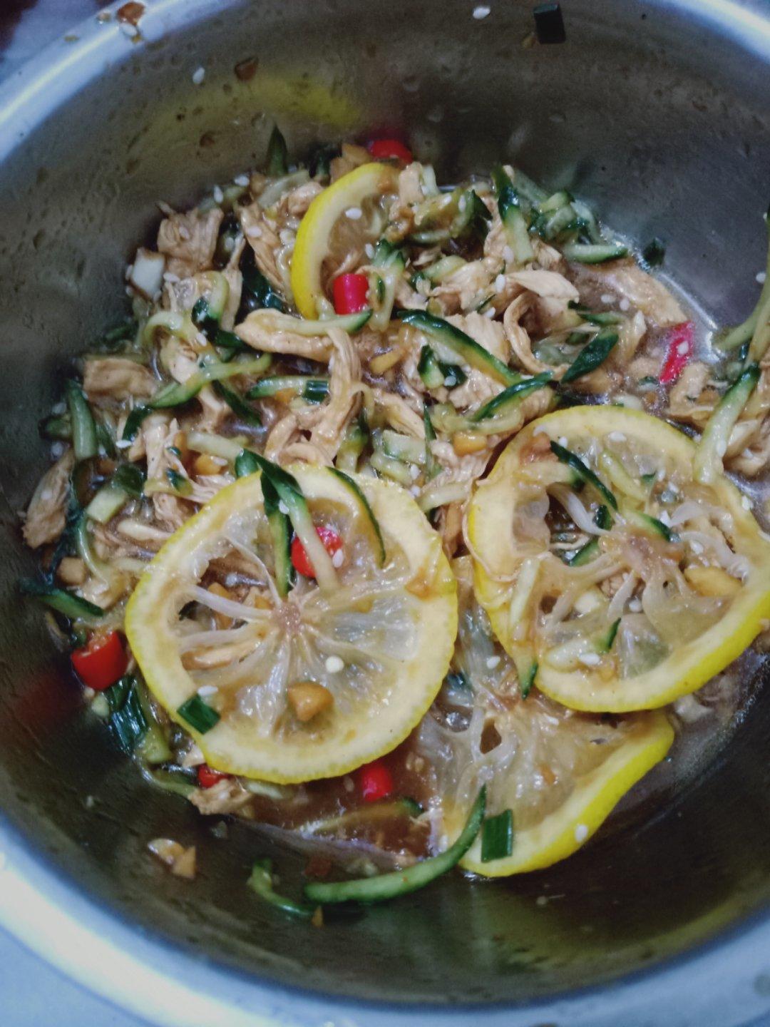 ✅ 第6道快手低脂菜✨清爽美味的柠檬鸡丝🍋鸡胸肉满分吃法💯