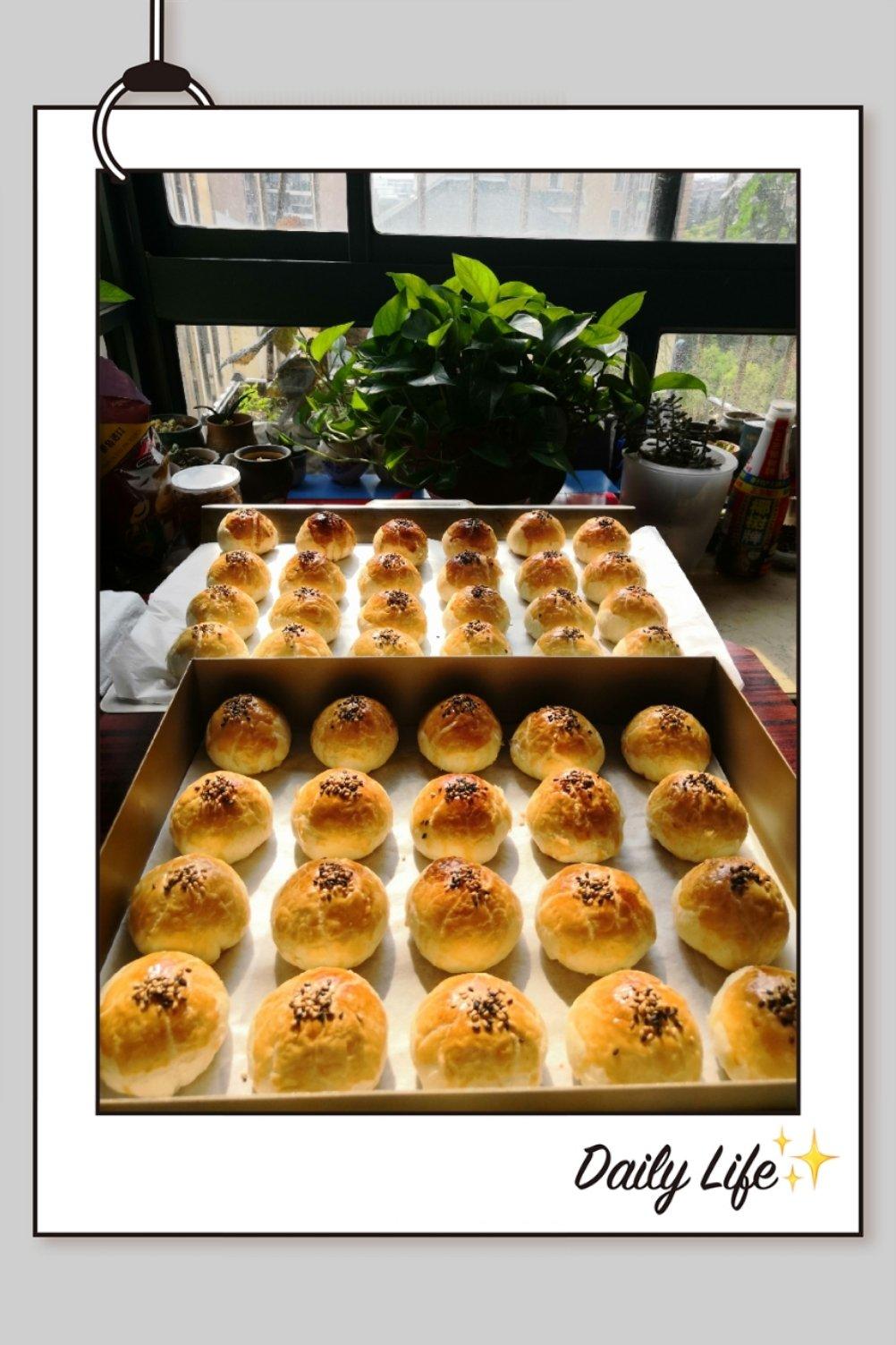 蛋黄酥，红豆酥，绿豆酥