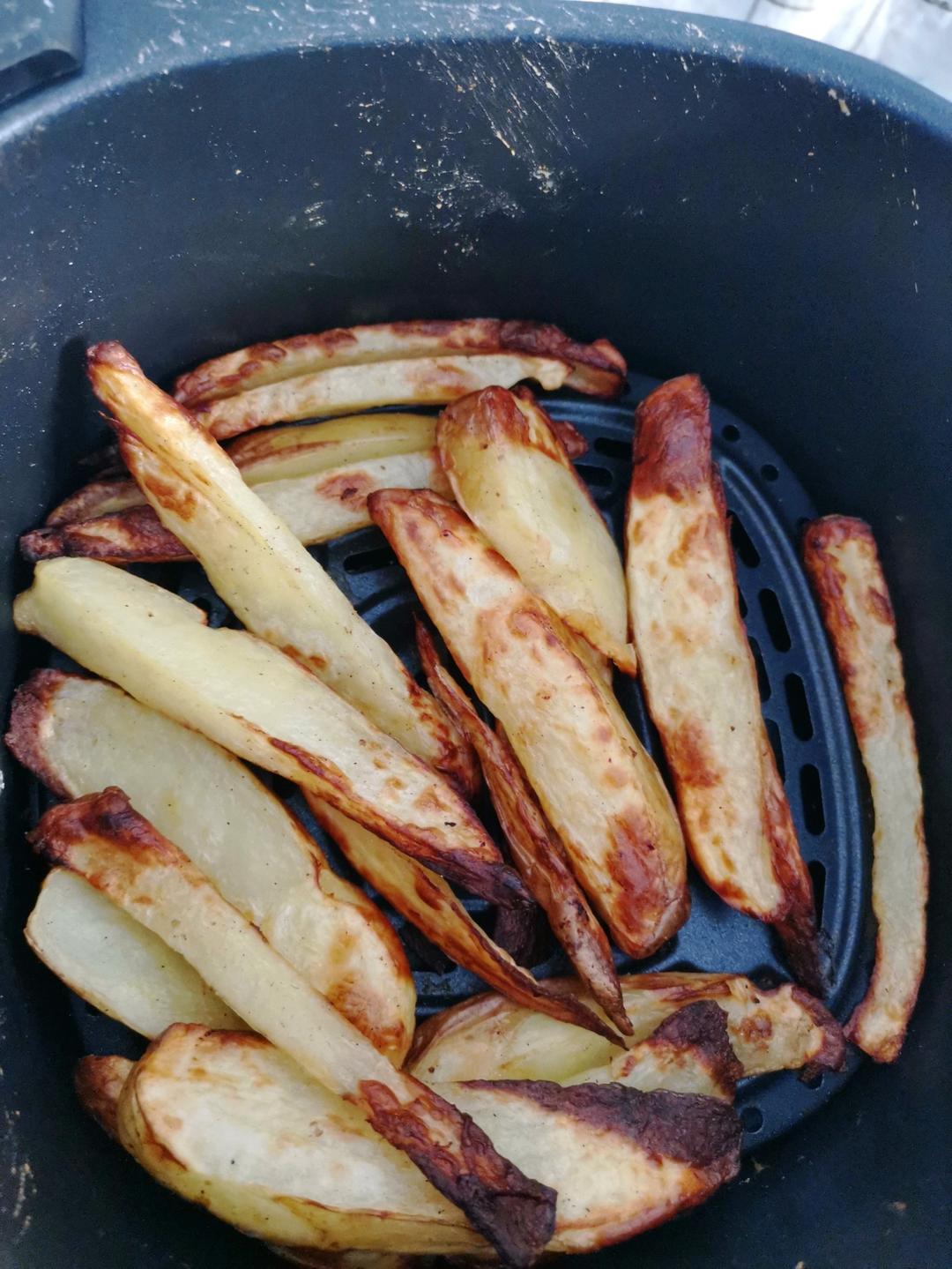 空气炸锅薯条（不冷冻，不水煮，不过夜，全网最简单）